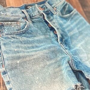 Express Blue Jean Shorts